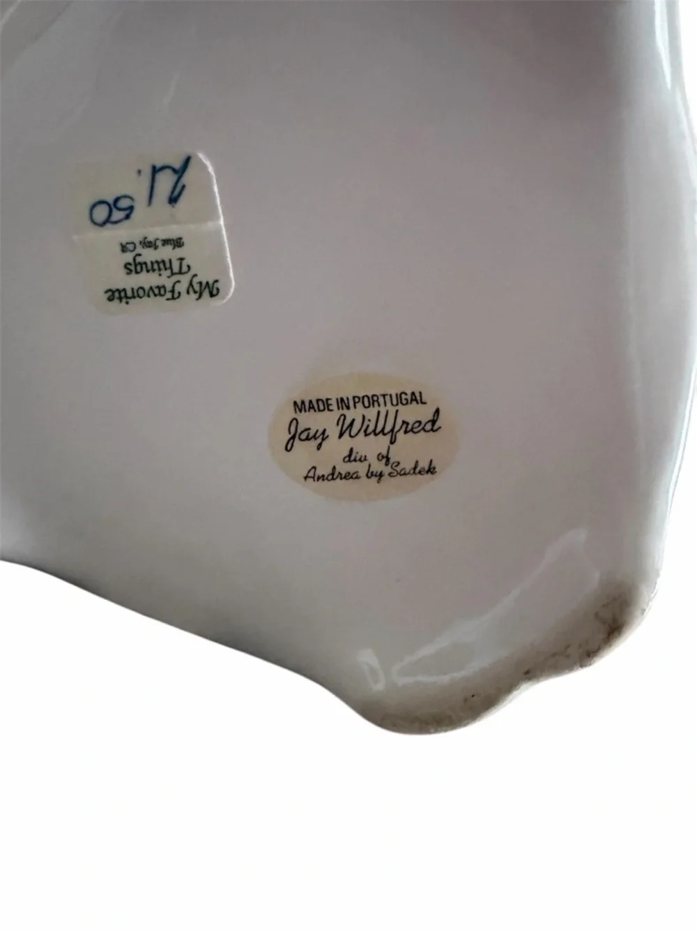 White Ceramic Floral Relief Vase - Home Accents